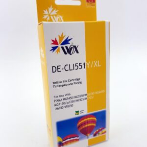 Tusz Wox Yellow CANON CLI 551Y zamiennik CLI551Y (6511B001)