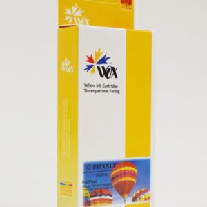 Tusz Wox Yellow CANON CLI581Y XXL zamiennik CLI-581Y XXL (1997C001)