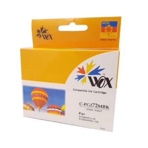 Tusz Wox Matte Black Canon PGI72MBK zamiennik 6402B001 PGI-72MBK