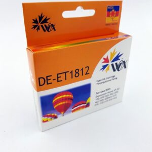 Tusz Wox Cyan EPSON T1812 zamiennik C13T18124010