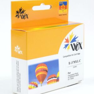 Tusz Wox Cyan EPSON 378XL zamiennik C13T37924010 (C13T37824010)
