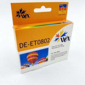 Tusz Wox Cyan EPSON T0802 zamiennik C13T08024010
