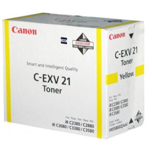 Oryginalny Toner Yellow Canon iR-C2380, iR-C2880, iR-C3080, iR-C3380, iR-C3580 (C-EXV21Y, CEXV21Y, 0455B002)