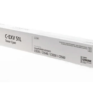 Oryginalny Toner Cyan Canon ADV iR-C5535, iR-C5540, iR-C5550, iR-C5560 (C-EXV51LC, CEXV51LC, 0485C002)