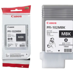 Oryginalny Tusz Matte Black Canon PFI-102MBK, PFI102MBK (0894B001)