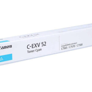 Oryginalny Toner Cyan Canon ADV iR-C7565, iR-C7570, iR-C7580 (C-EXV52C, CEXV52C, 0999C002)
