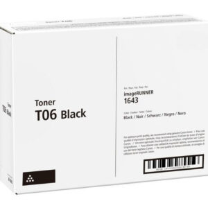 Oryginalny Toner Czarny Canon IR1643 (T06, 3526C002)