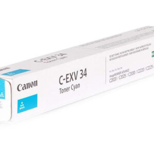Oryginalny Toner Cyan Canon ADV iR-C2020, iR-C2025, iR-C2030, iR-C2220, iR-C2225, iR-C2230 (C-EXV34C, CEXV34C, 3783B002)