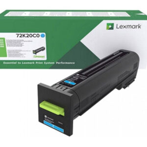 Oryginalny Toner Cyan Lexmark CS820, CX820, CX825, CX860 (72K10C0)