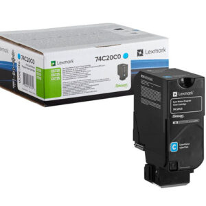Oryginalny Toner Cyan Lexmark CS720, CS725, CX725 (74C20C0)