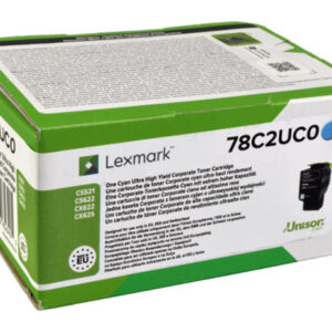 Oryginalny Toner Cyan Lexmark CS521, CS622, CX622, CX625 (78C2UC0)