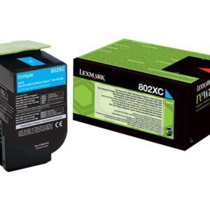 Oryginalny Toner Cyan Lexmark CX510 (80C2XC0)
