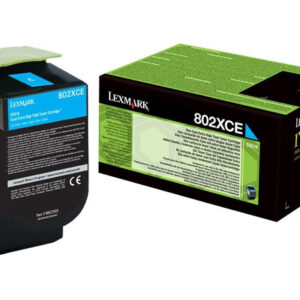Oryginalny Toner Cyan Lexmark CX510 (80C2XCE)