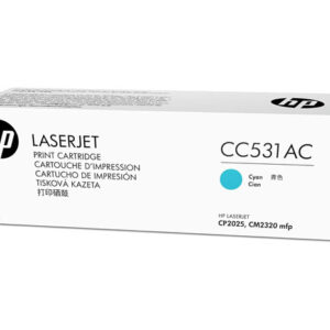 Oryginalny Toner Cyan HP Color LaserJet CP2025, CM2320 (304AC CC531AC)