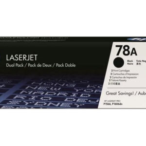 Oryginalny Toner Czarny HP LaserJet Pro M1536, P1566, P1606 (78A CE278AD) (DWUPAK)