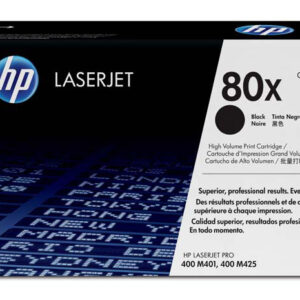 Oryginalny Toner Czarny HP LaserJet Pro 400 M401, M425 (80X CF280X)