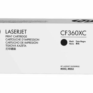 Oryginalny Toner Black HP Color LaserJet Enterprise M552 (508XC CF360XC), kompatybilne z CF360X