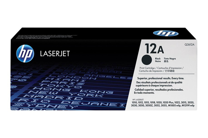 Oryginalny Toner Czarny HP LaserJet 1010, 1012, 1015, 1018, 1020, 1022, 3015, 3020, 3030, 3050, 3052, 3055, M1005 MFP, M1319F MFP (12A Q2612A)