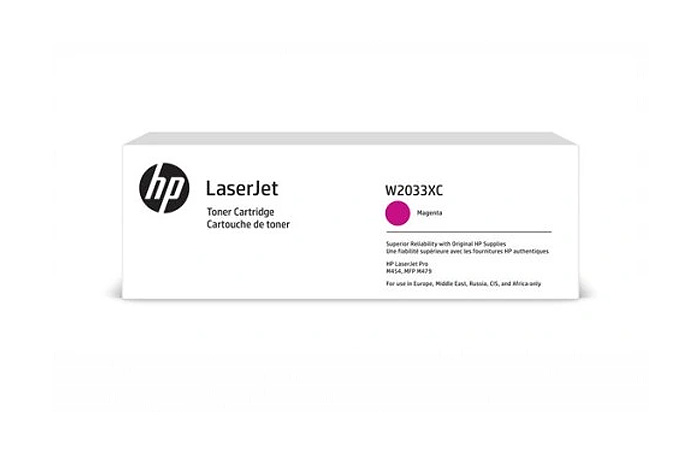 Oryginalny Toner Magenta HP Color LaserJet Color Pro M454, M479, MFP M454, MFP M479, Enterprise M455, MFP M480, Managed E45028, E47528 (415XH W2033XH), kompatybilne z W2033X