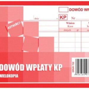 Dowód wpłaty KW Emeko 722