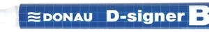 Marker permanentny Donau D-signer B czerwony