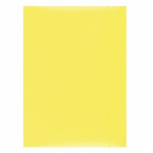 TECZKA Z GUMKA LAKIEROWANA A4 Żółta Office