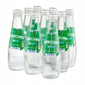 PIWNICZANKA Naturalna Woda Mineralna Średnionasycona CO2 w Szkle 300 ml
